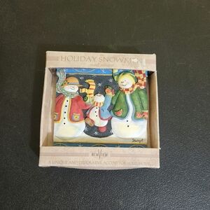 Ne View Festive Snowman Trio Plaque - Multicolor